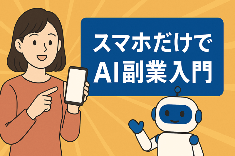 スマホだけでのAI副業入門