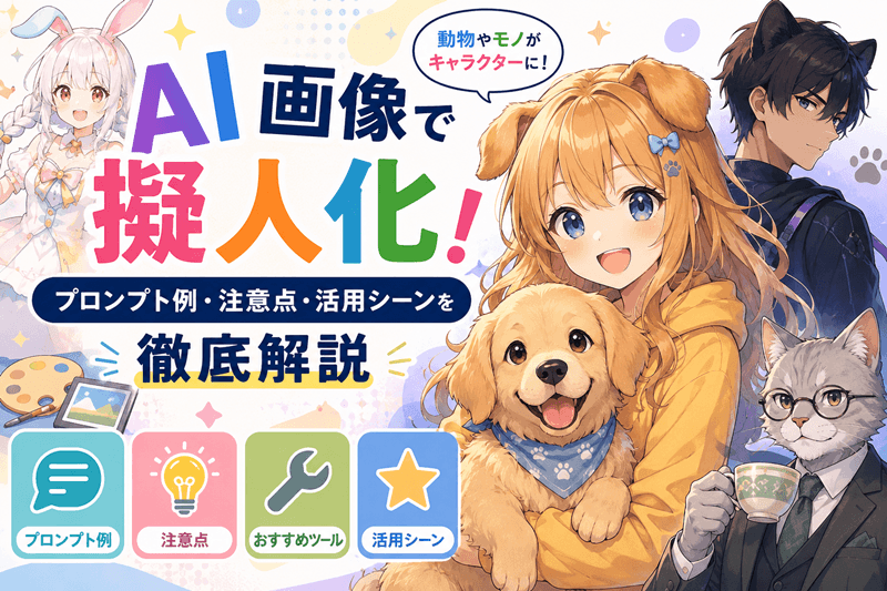 画像生成AIで楽しく擬人化｜プロンプト例・注意点・活用シーンを徹底解説