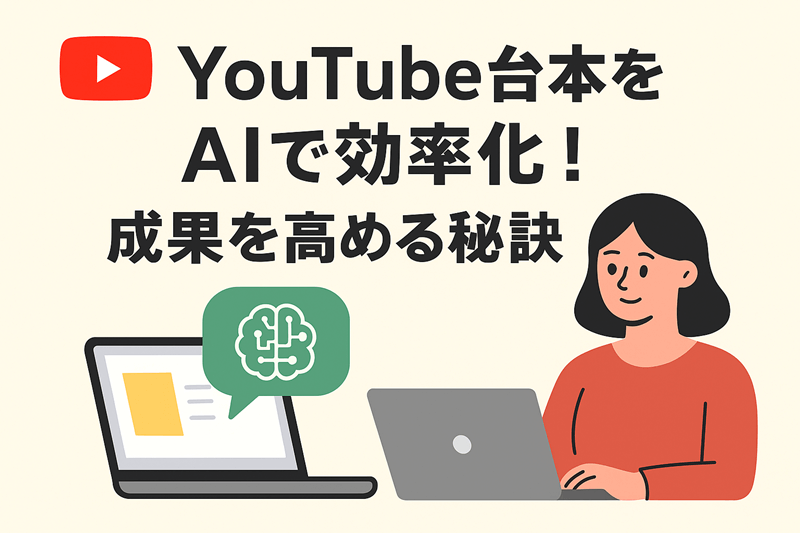 YouTube台本をAIで効率化！成果を高める秘訣とは