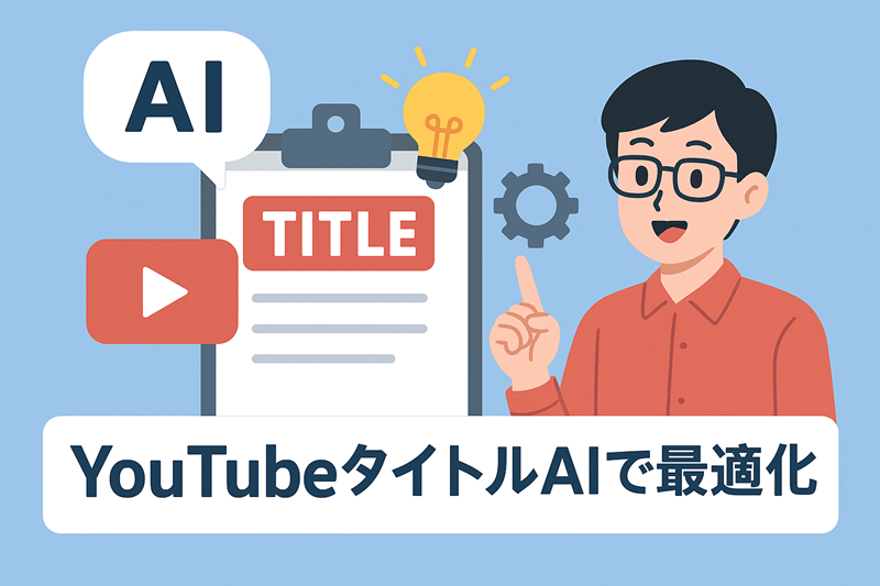 YouTubeタイトルAIで最適化