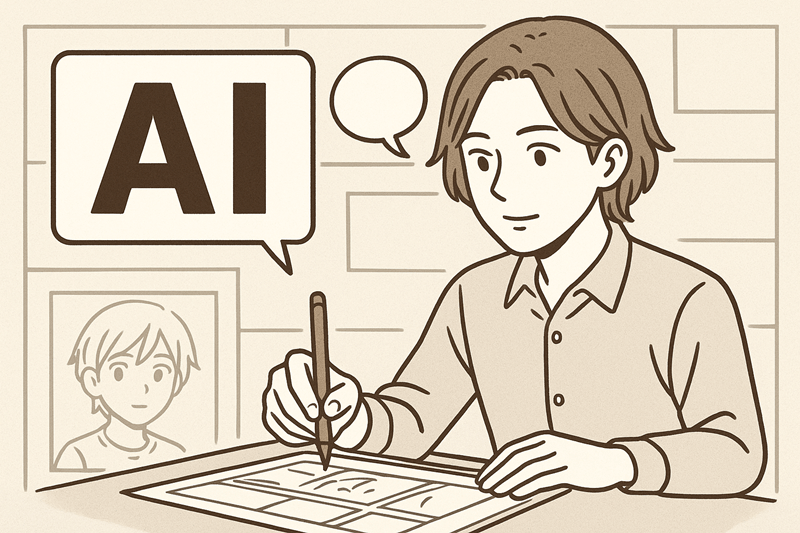 AIで漫画を描いている人