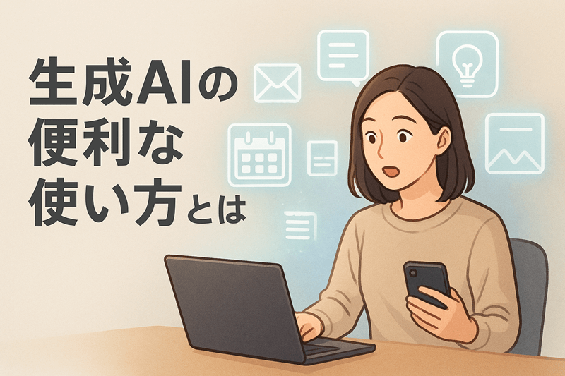生成AIの便利な使い方とは