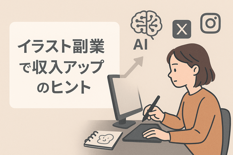 イラスト副業で収入アップのヒント