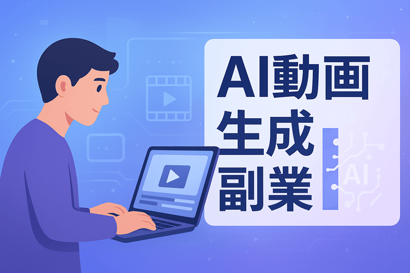 AI動画生成で副業