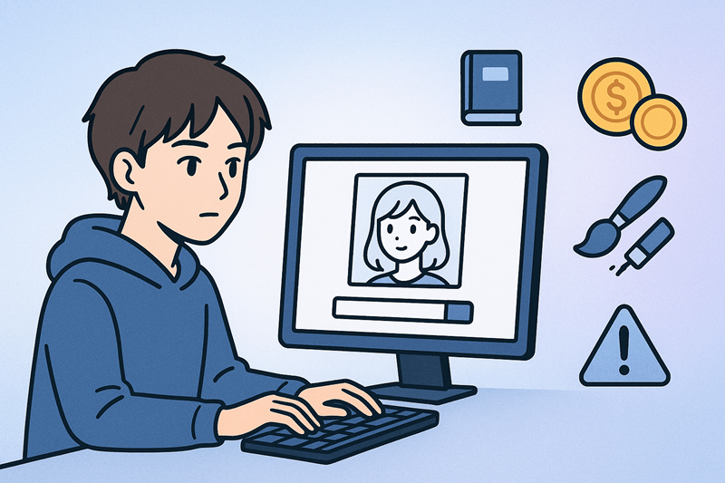 AIイラストで稼げない原因と成功する方法