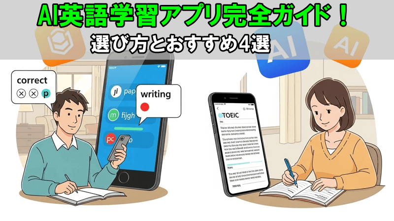 AI英語学習アプリ完全ガイド！選び方とおすすめ4選