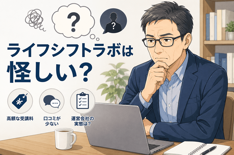 ライフシフトラボは怪しい？運営実態・料金・勧誘を徹底検証